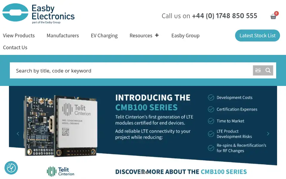 Screenshot of easby.com
