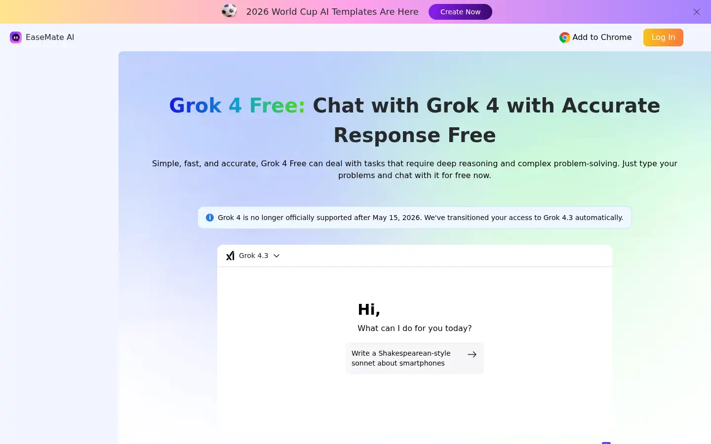 Screenshot of easemate.ai