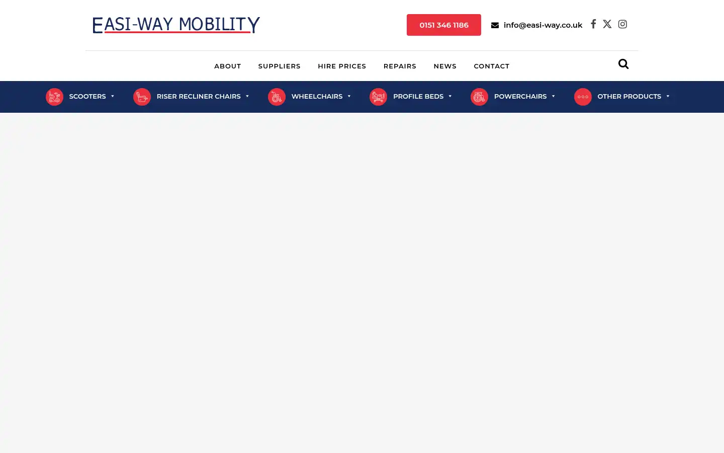 Screenshot of easi-way.co.uk