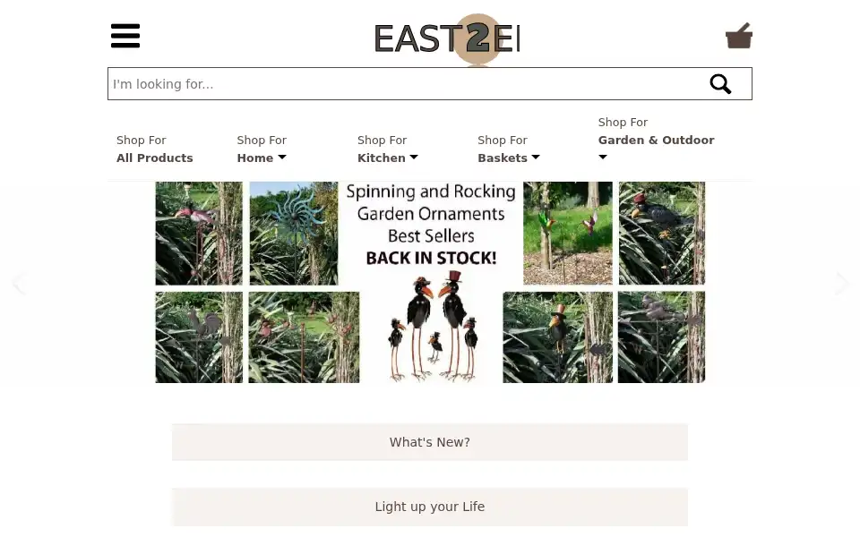 Screenshot of east2eden.co.uk
