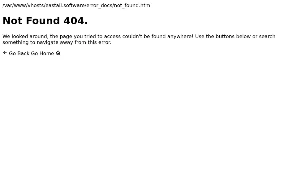 Screenshot of eastall.software