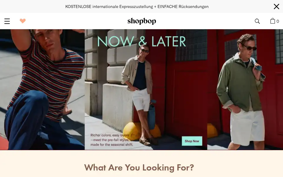 Screenshot of eastdane.com