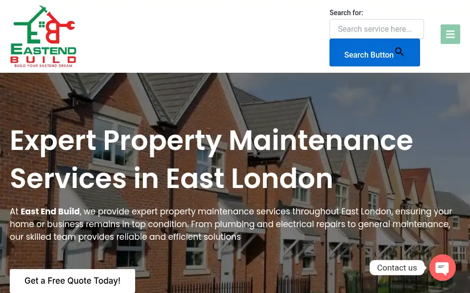 Screenshot of eastendbuild.com