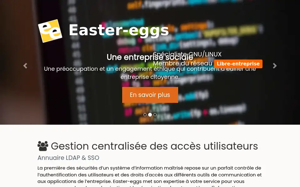 Screenshot of easter-eggs.com