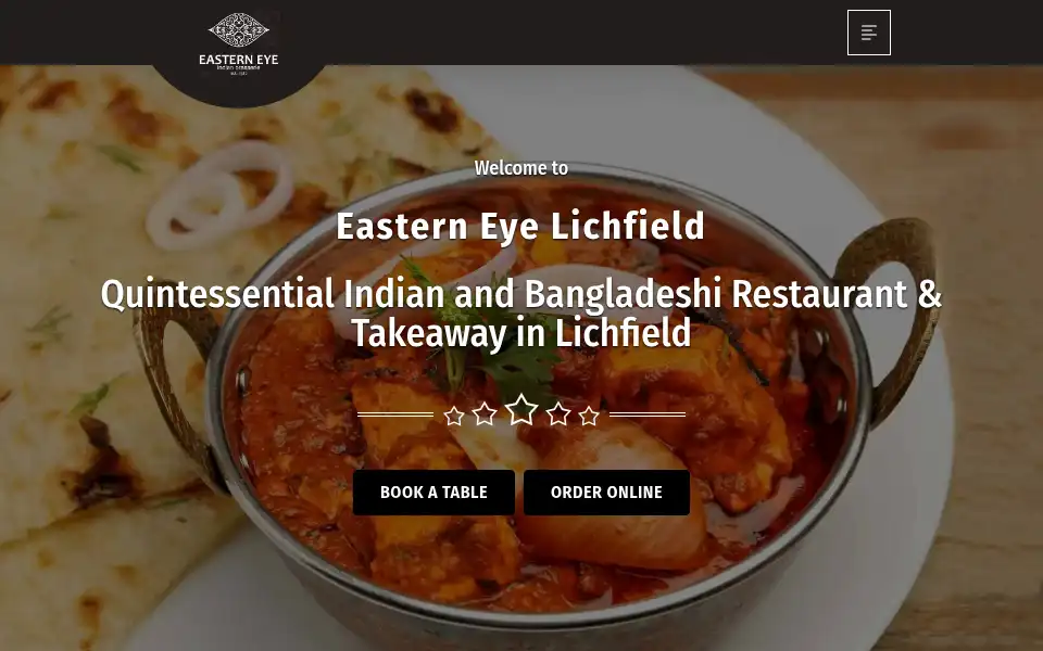 Screenshot of easterneyelichfield.co.uk