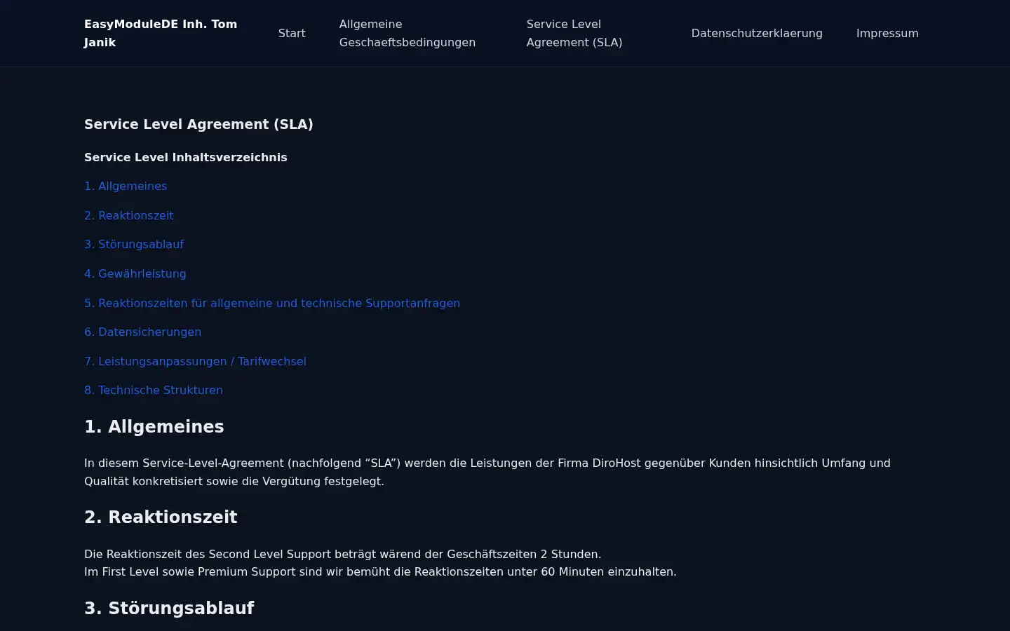 Screenshot of easy-module.de