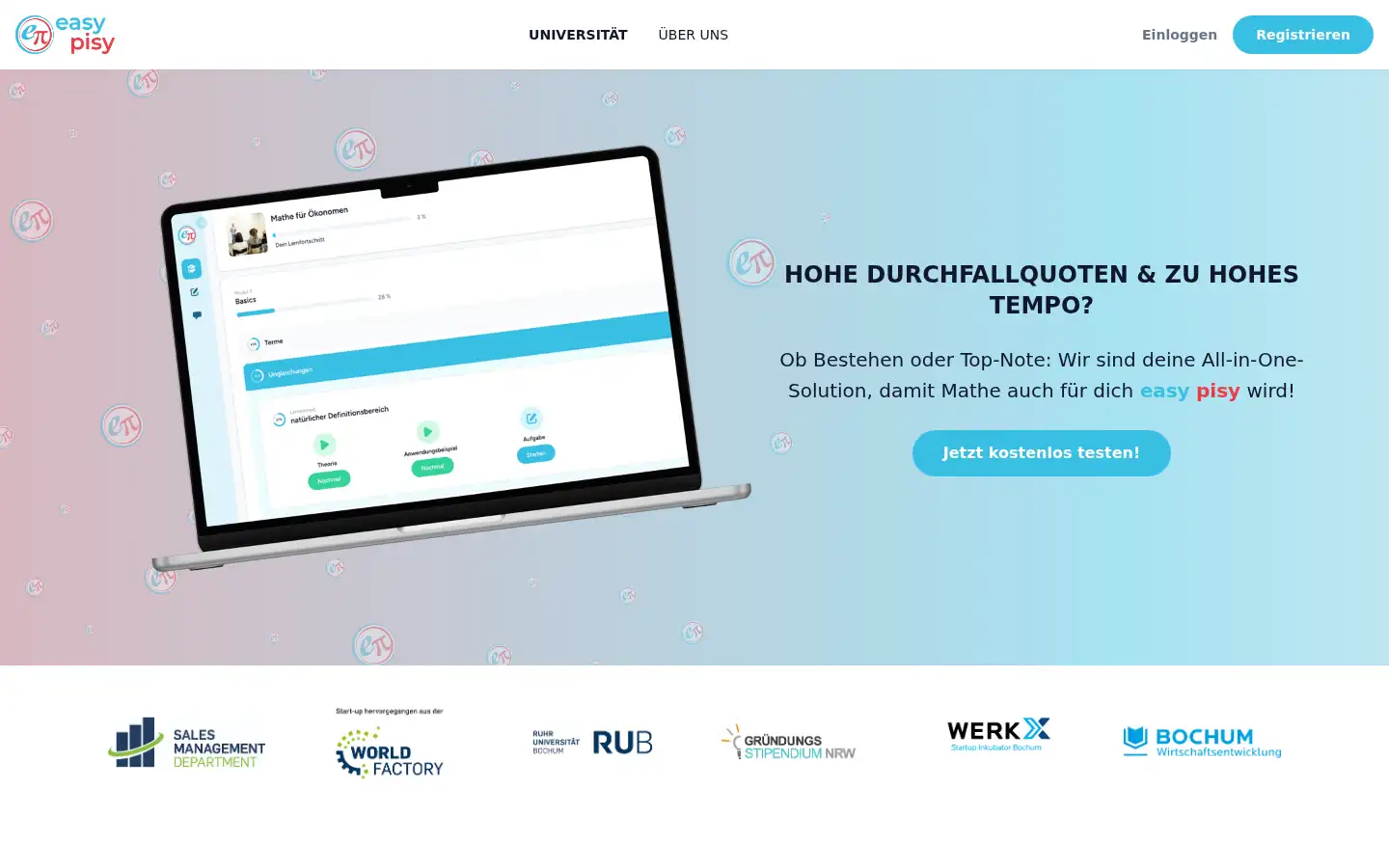 Screenshot of easy-pisy.de