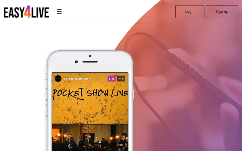 Screenshot of easy4live.com