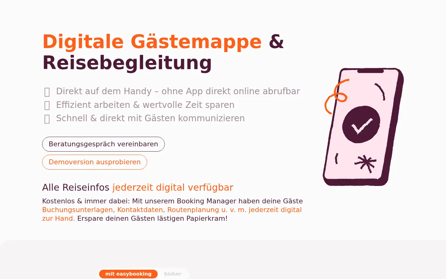 Screenshot of easybooking.eu