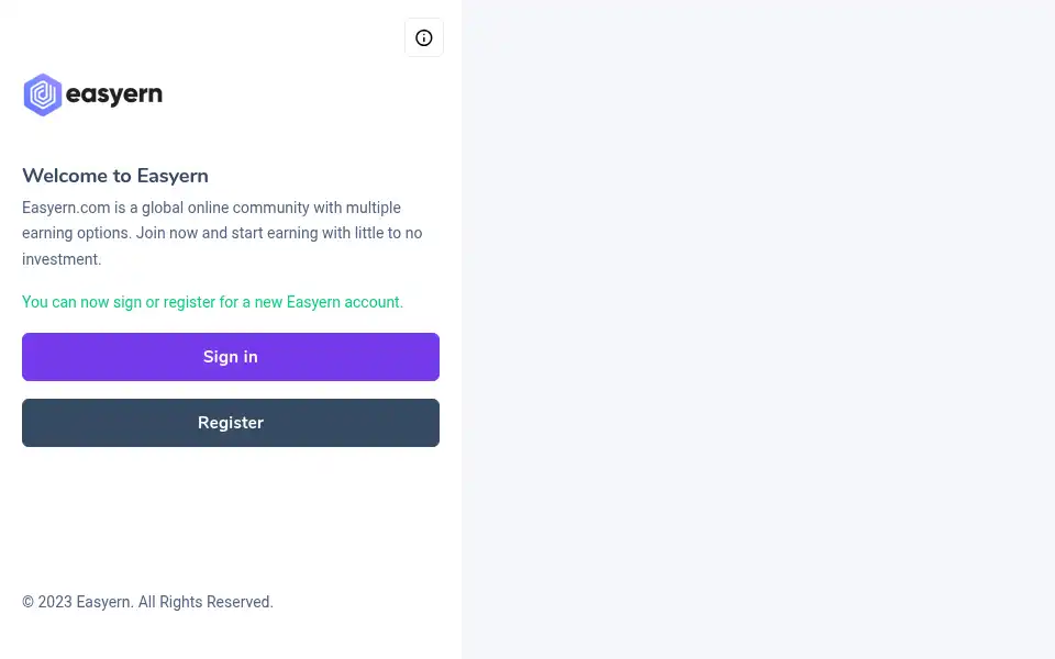 Screenshot of easyern.com