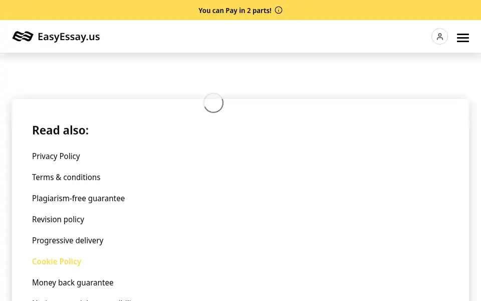 Screenshot of easyessay.us