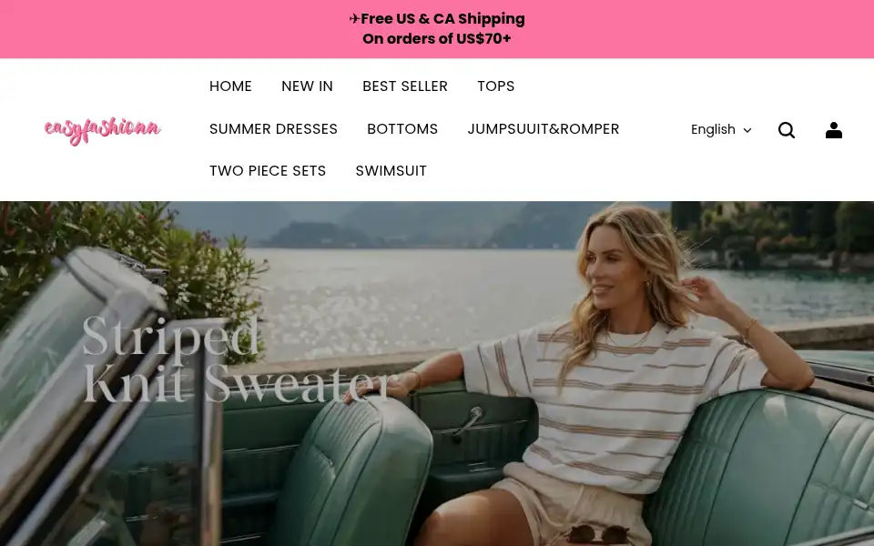 Screenshot of easyfashionn.com