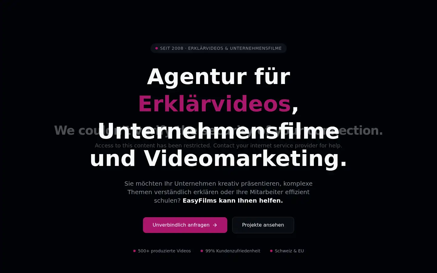 Screenshot of easyfilms.video