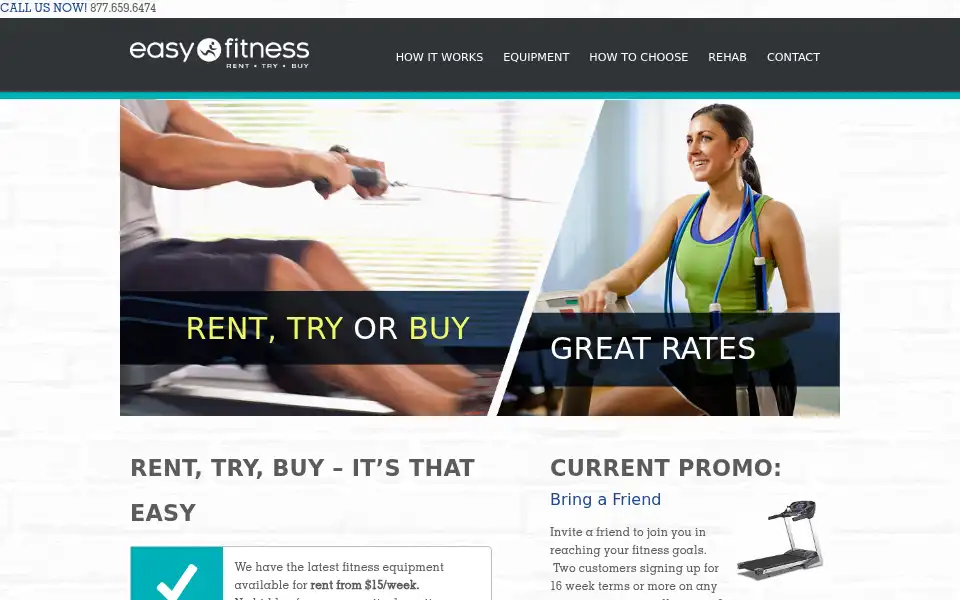 Screenshot of easyfitness.ca