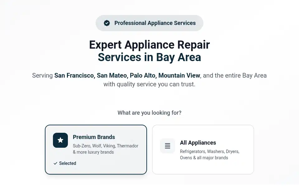 Screenshot of easyfixappliance.com