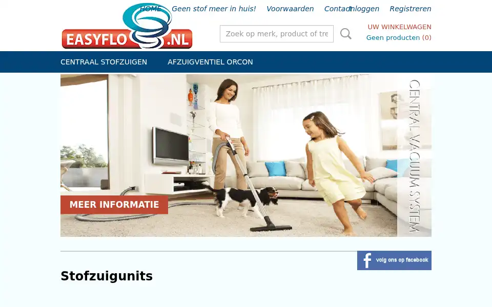 Screenshot of easyflo.nl
