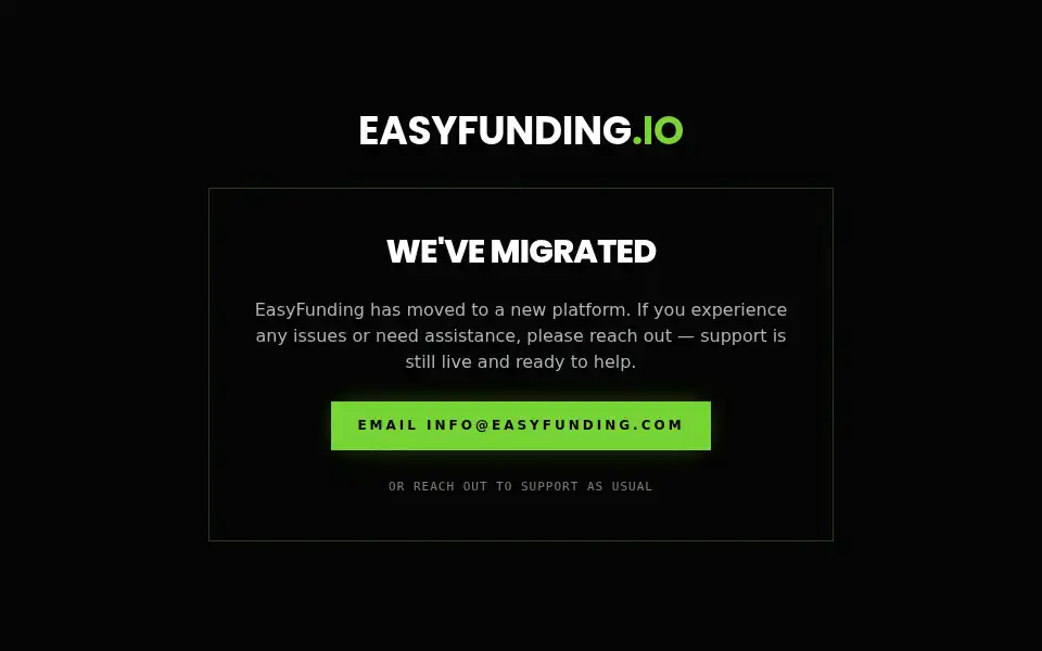 Screenshot of easyfunding.io