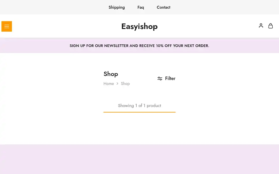Screenshot of easyishop.co.uk