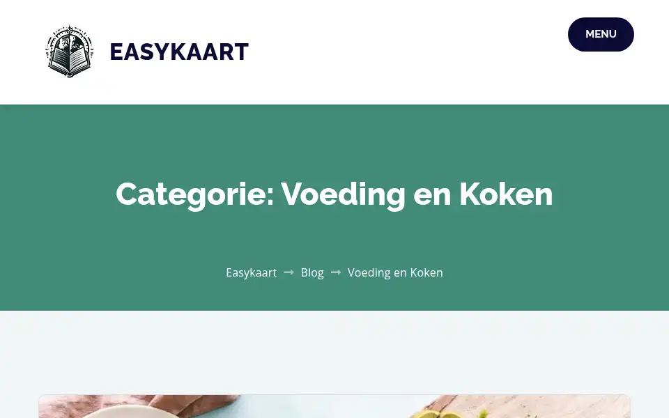 Screenshot of easykaart.nl