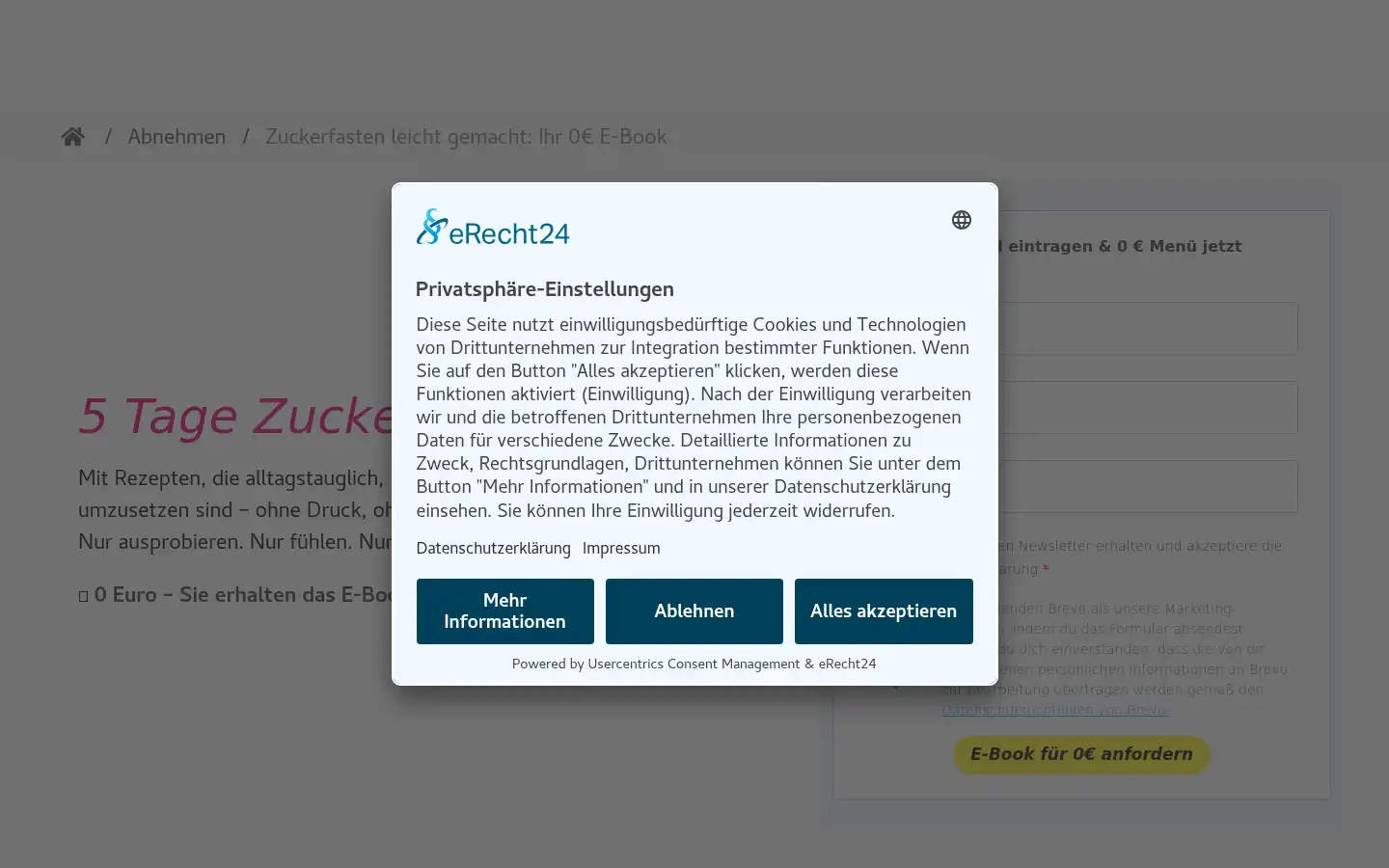 Screenshot of easylife.de