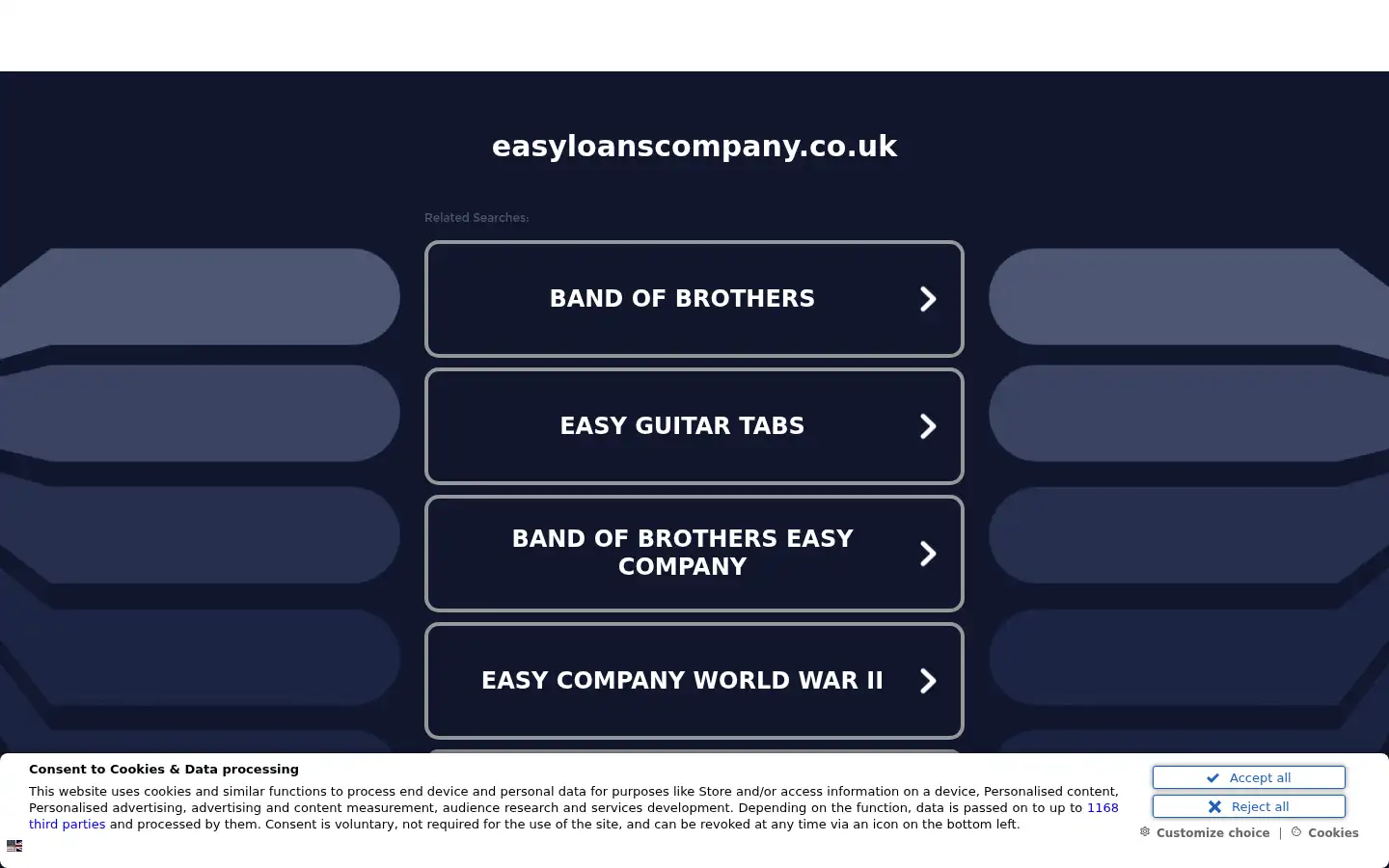 Screenshot of easyloanscompany.co.uk