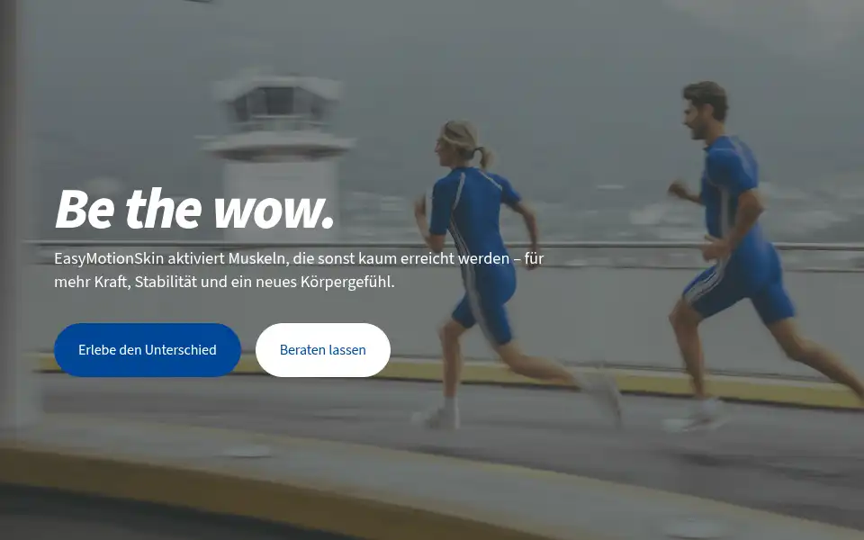 Screenshot of easymotionskin.com