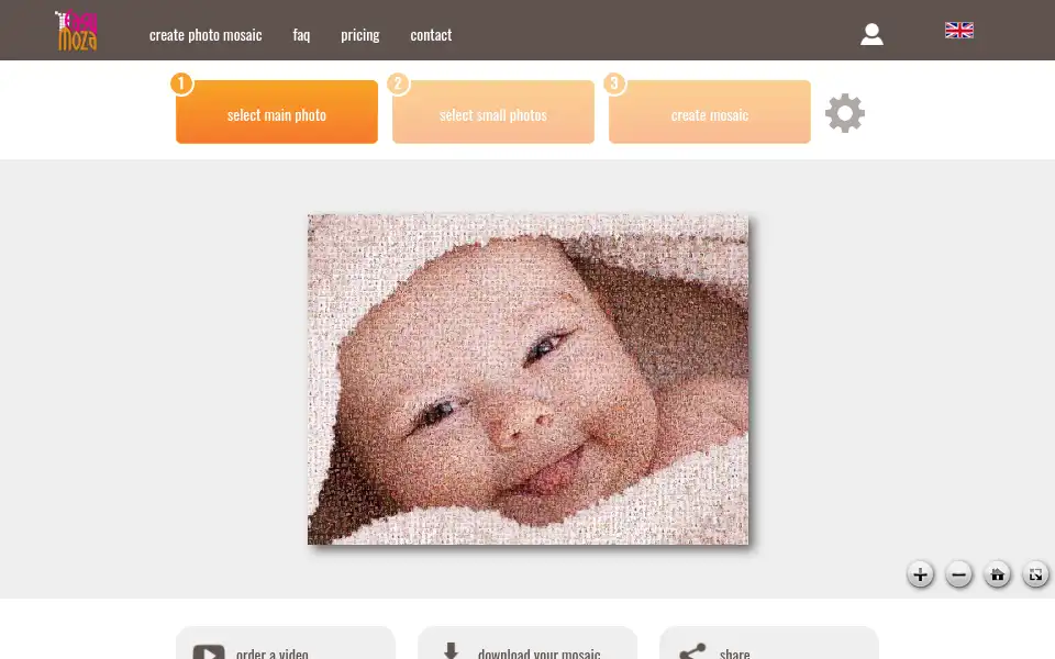 Screenshot of easymoza.com