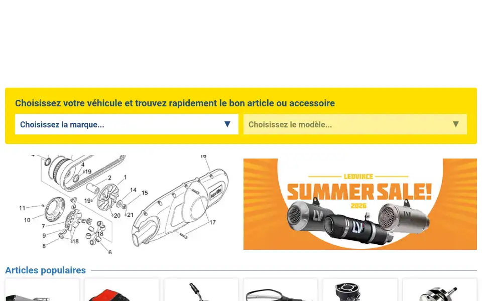 Screenshot of easyparts.fr