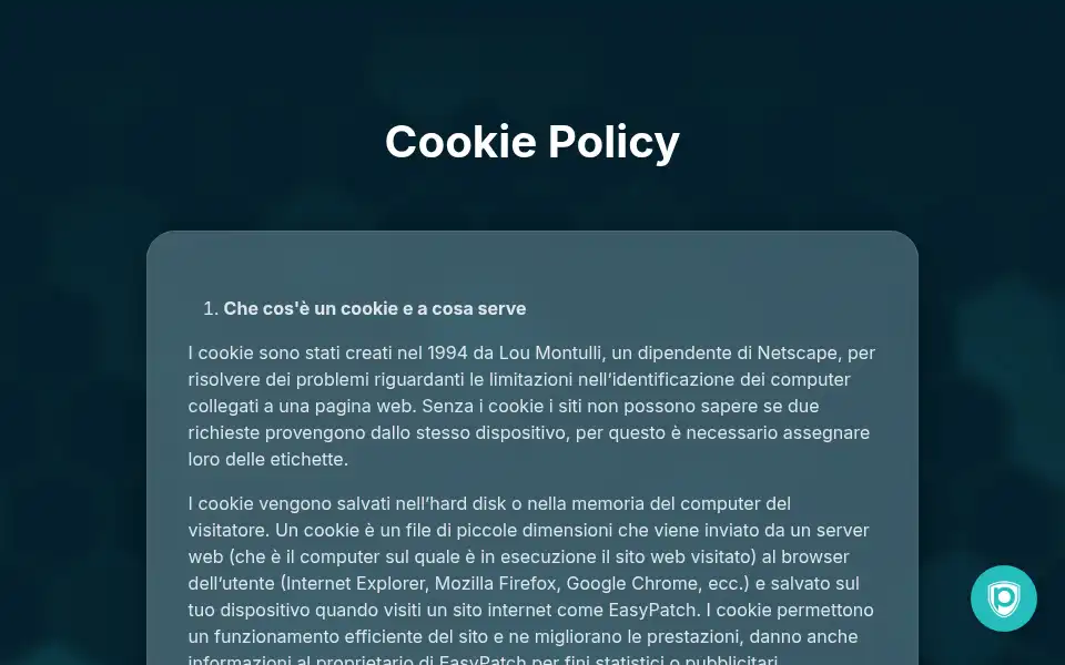 Screenshot of easypatch.it
