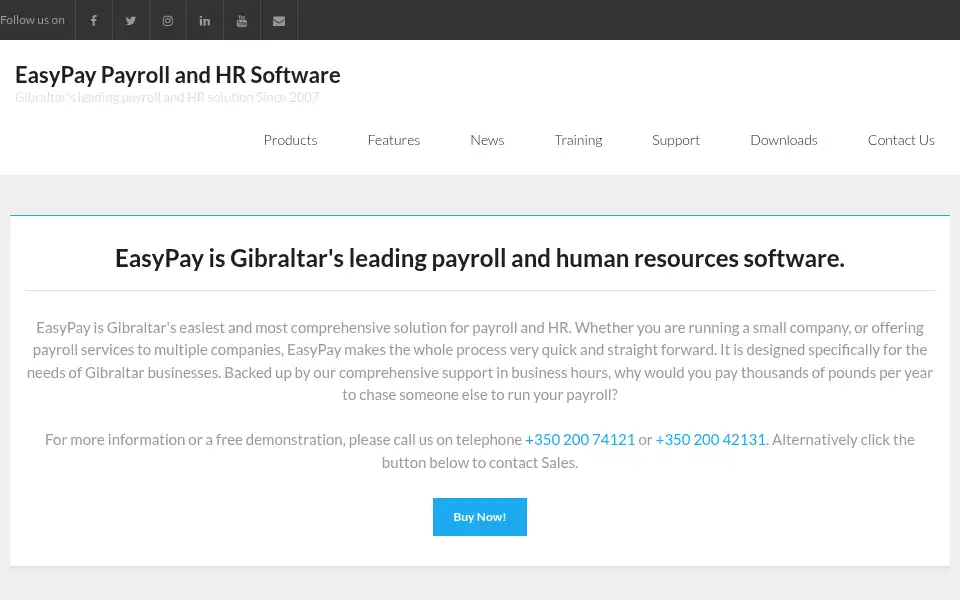 Screenshot of easypay.gi