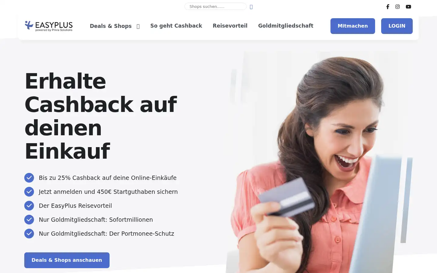 Screenshot of easyplus.de