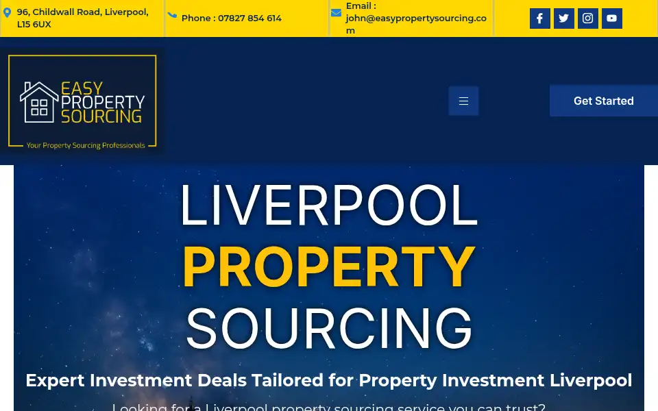 Screenshot of easypropertysourcing.com