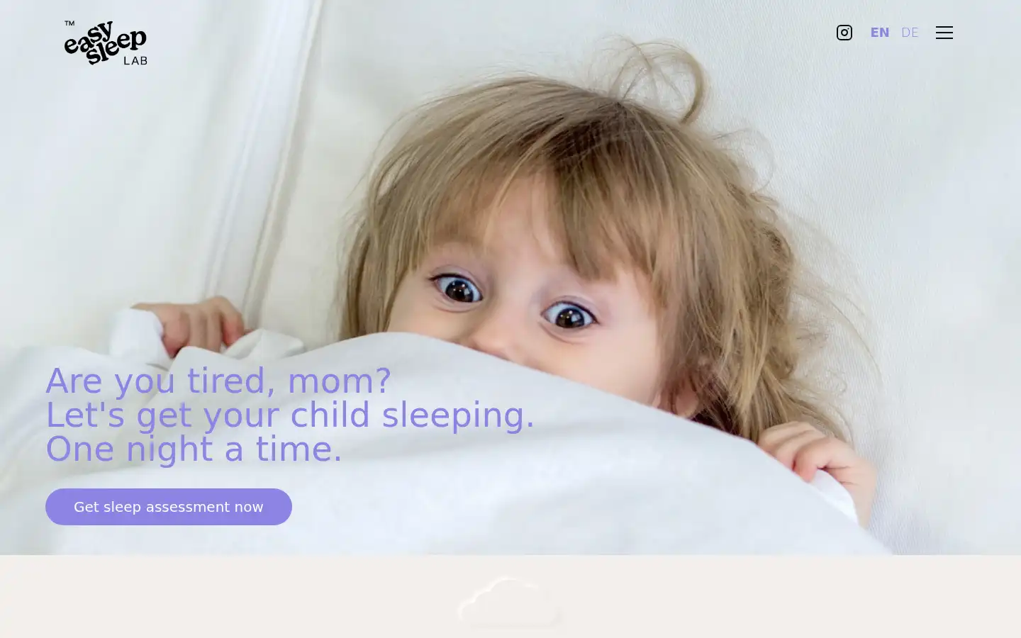 Screenshot of easysleeplab.com