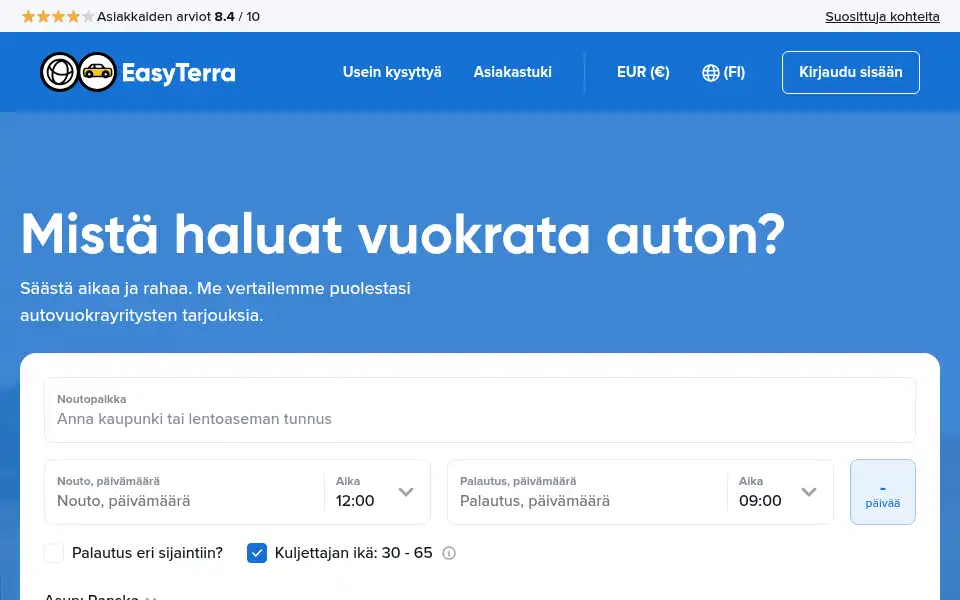 Screenshot of easyterra.it