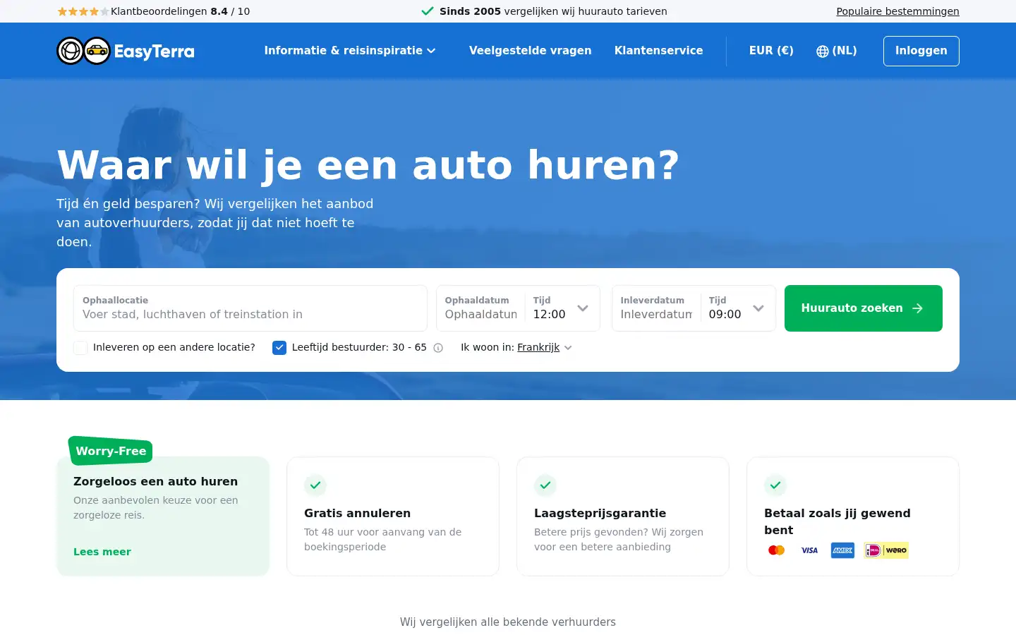 Screenshot of easyterra.nl