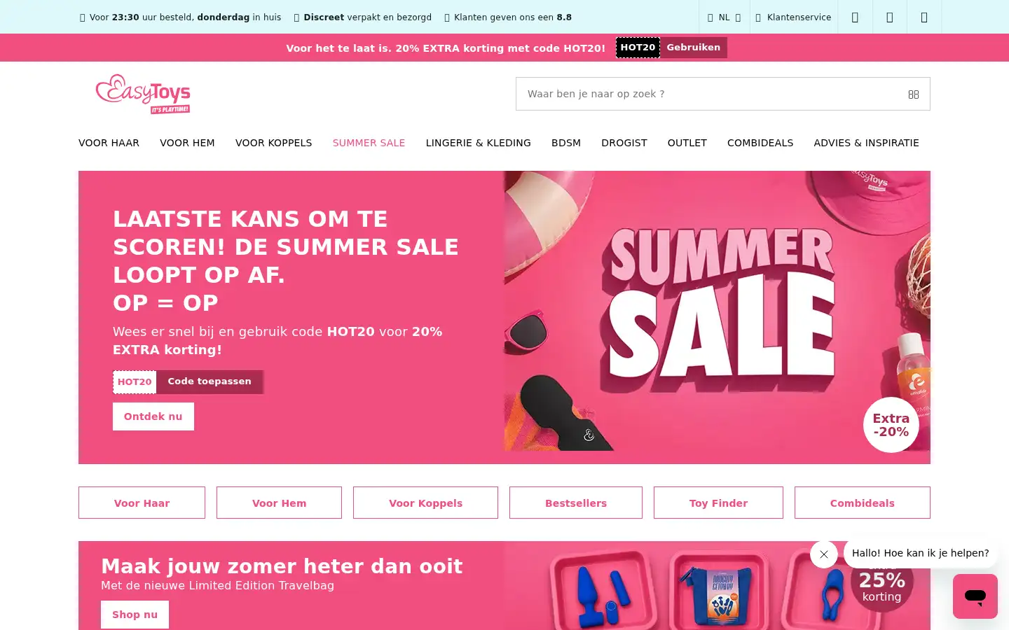 Screenshot of easytoys.nl