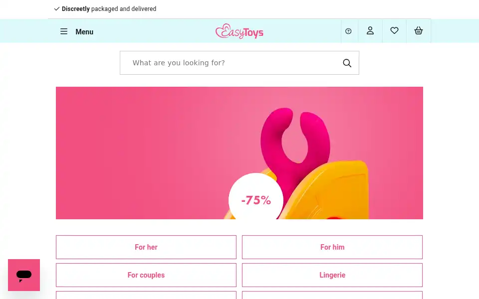 Screenshot of easytoys.uk
