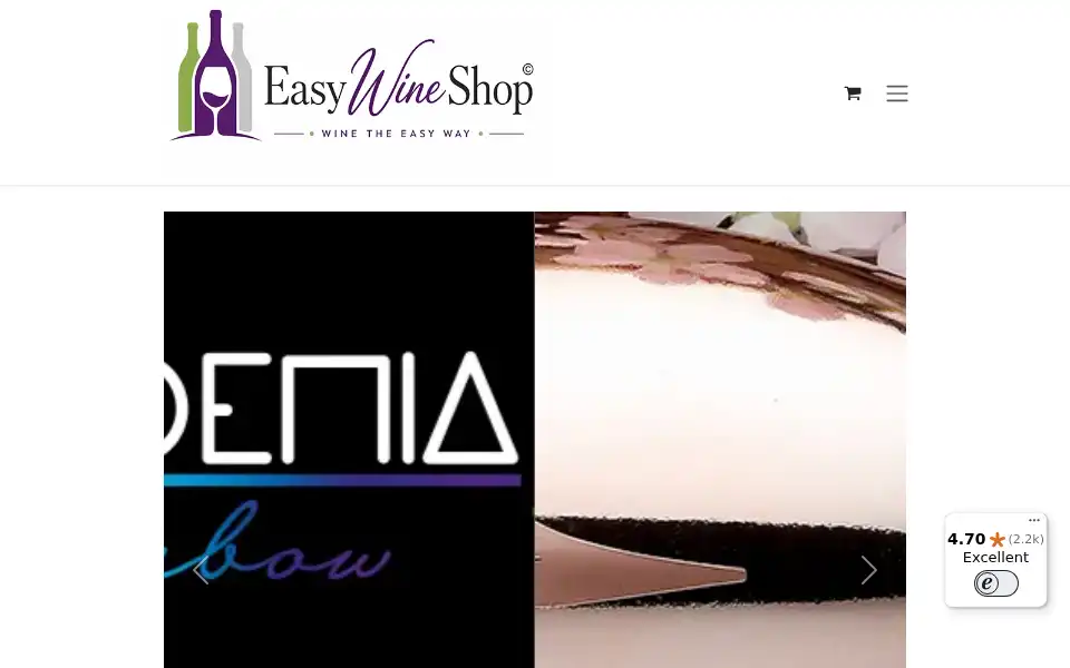 Screenshot of easywineshop.co.uk