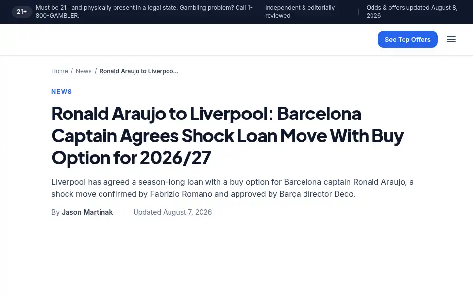 Screenshot of eatwatchbet.com