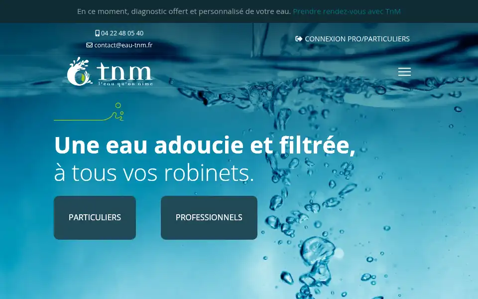 Screenshot of eau-tnm.fr