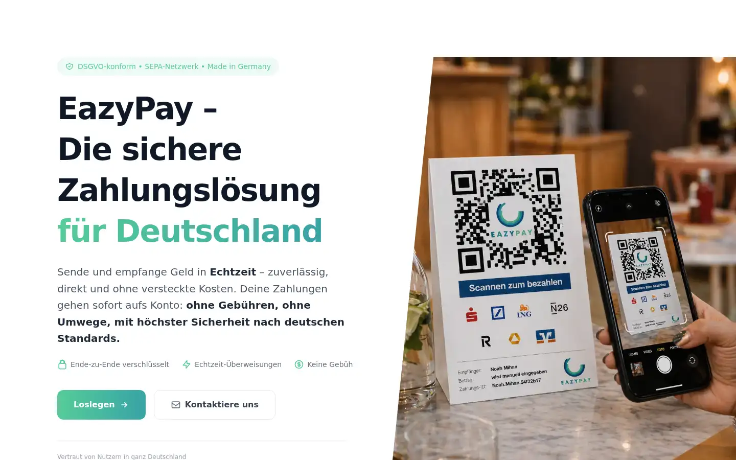 Screenshot of eazy-pay.de