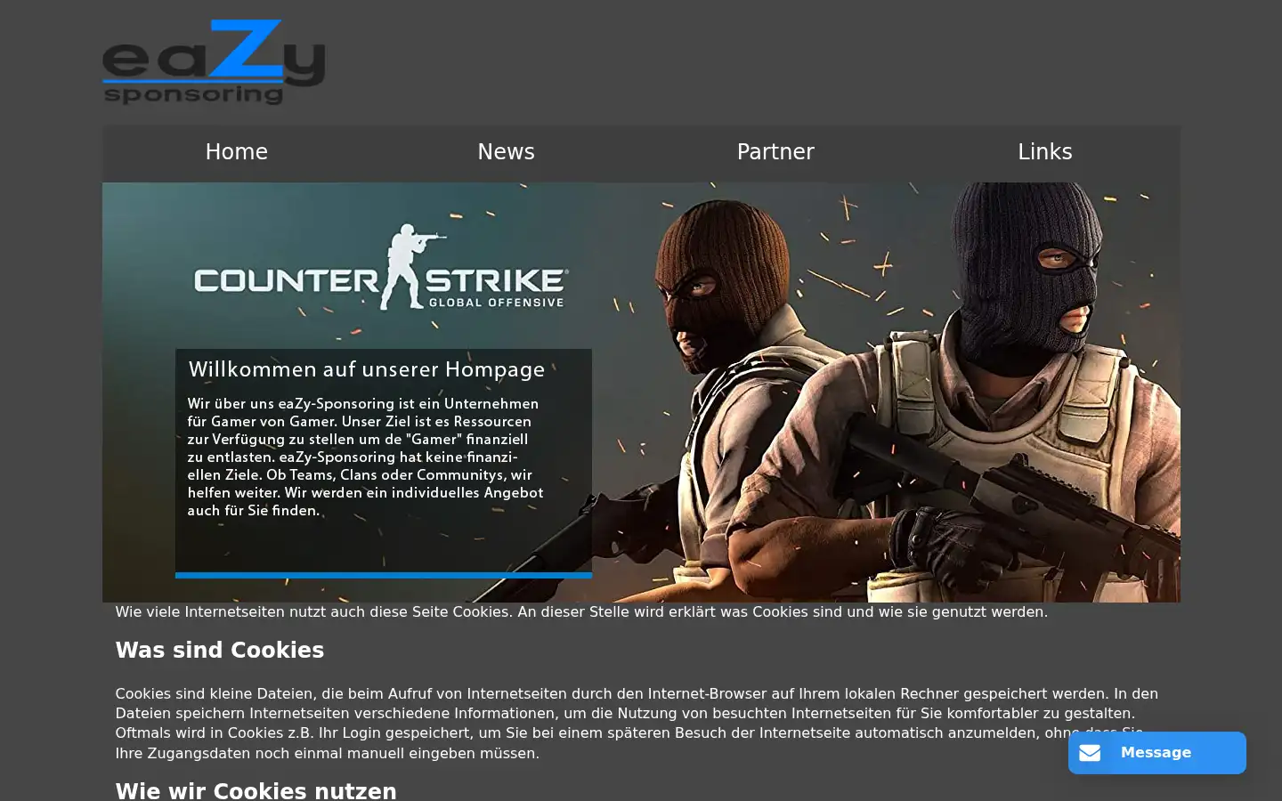 Screenshot of eazy-sponsoring.de