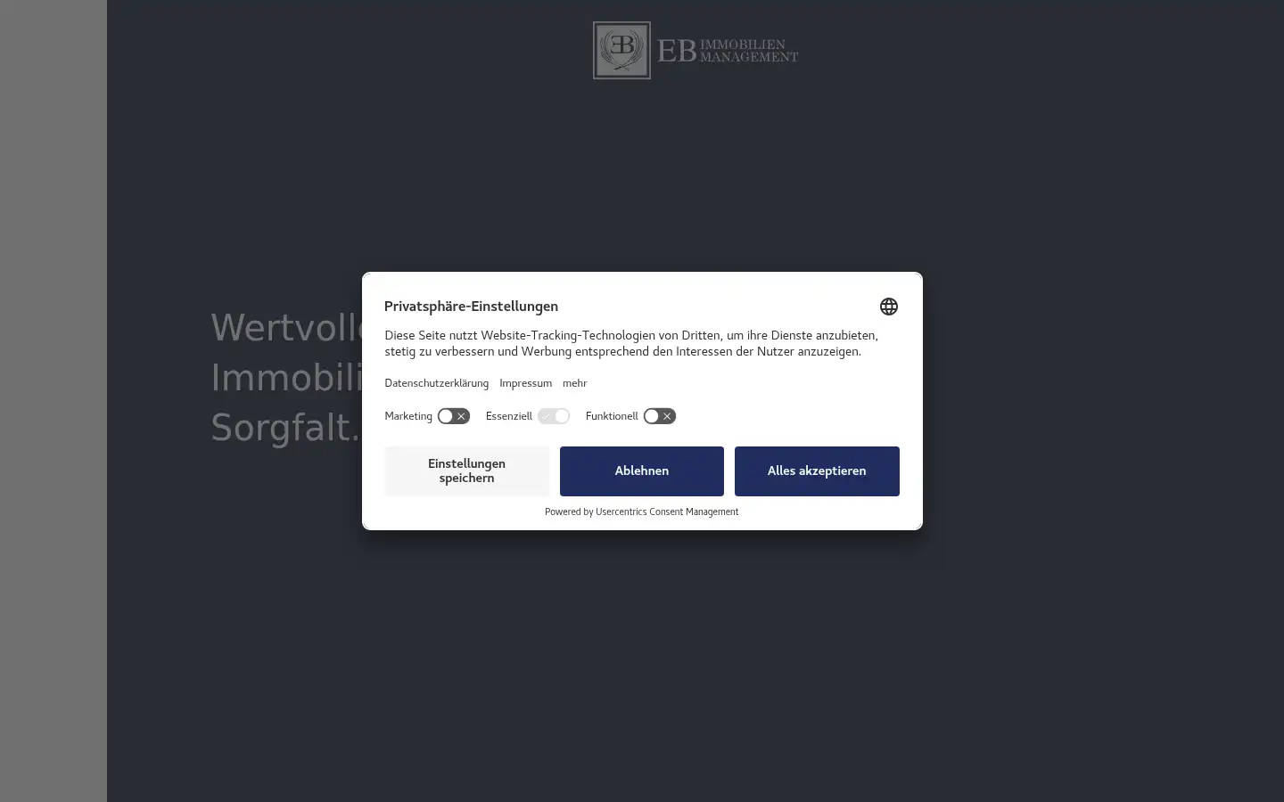 Screenshot of eb-immo.de