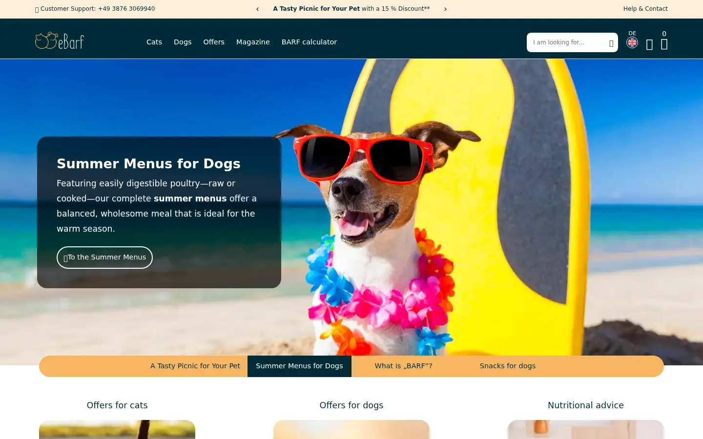 Screenshot of ebarf.com