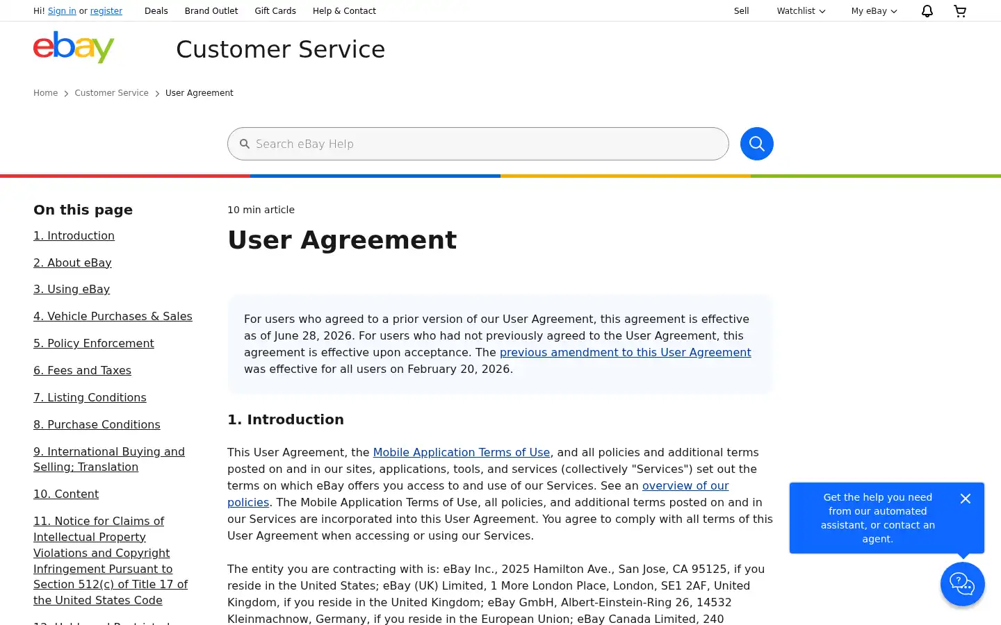 Screenshot of ebay.us