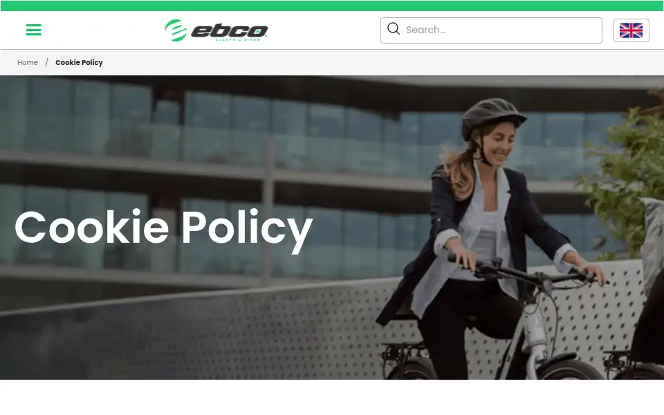Screenshot of ebco-ebikes.co.uk