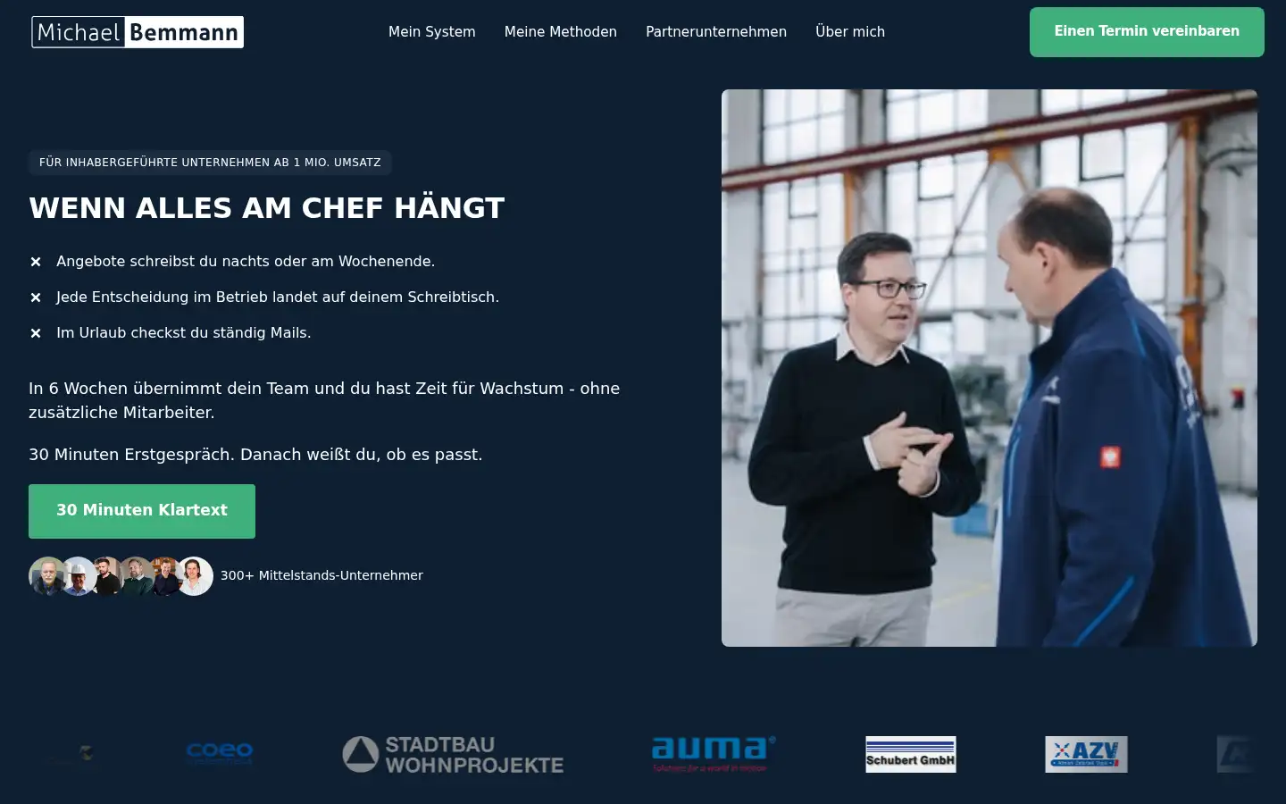 Screenshot of ebene3.eu