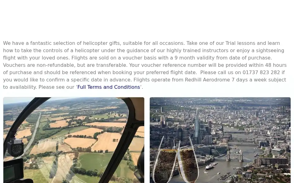 Screenshot of ebghelicopters.co.uk