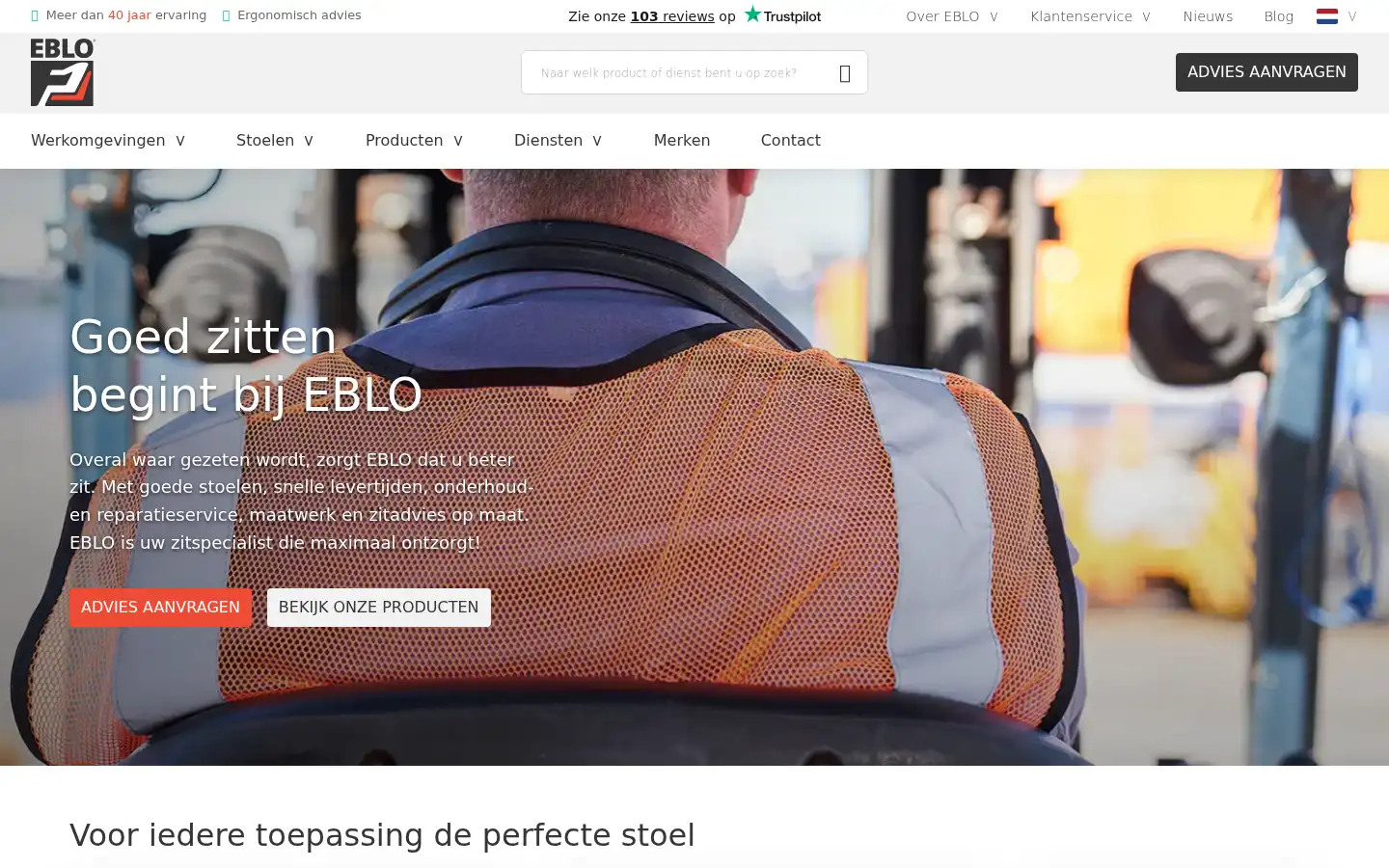 Screenshot of eblo.nl