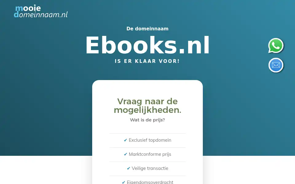Screenshot of ebooks.nl